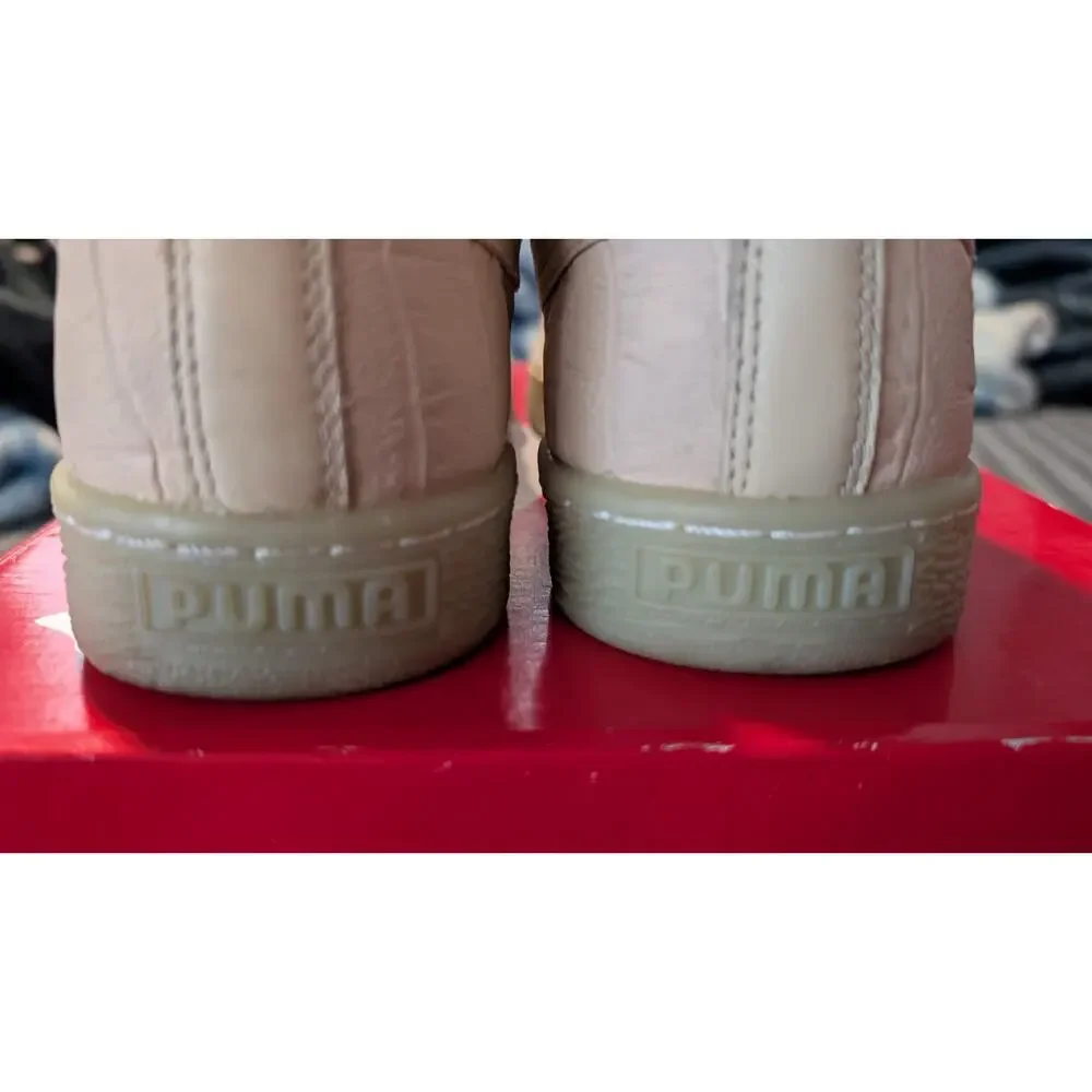 Puma Women's High-Top Sneaker in Light Pink